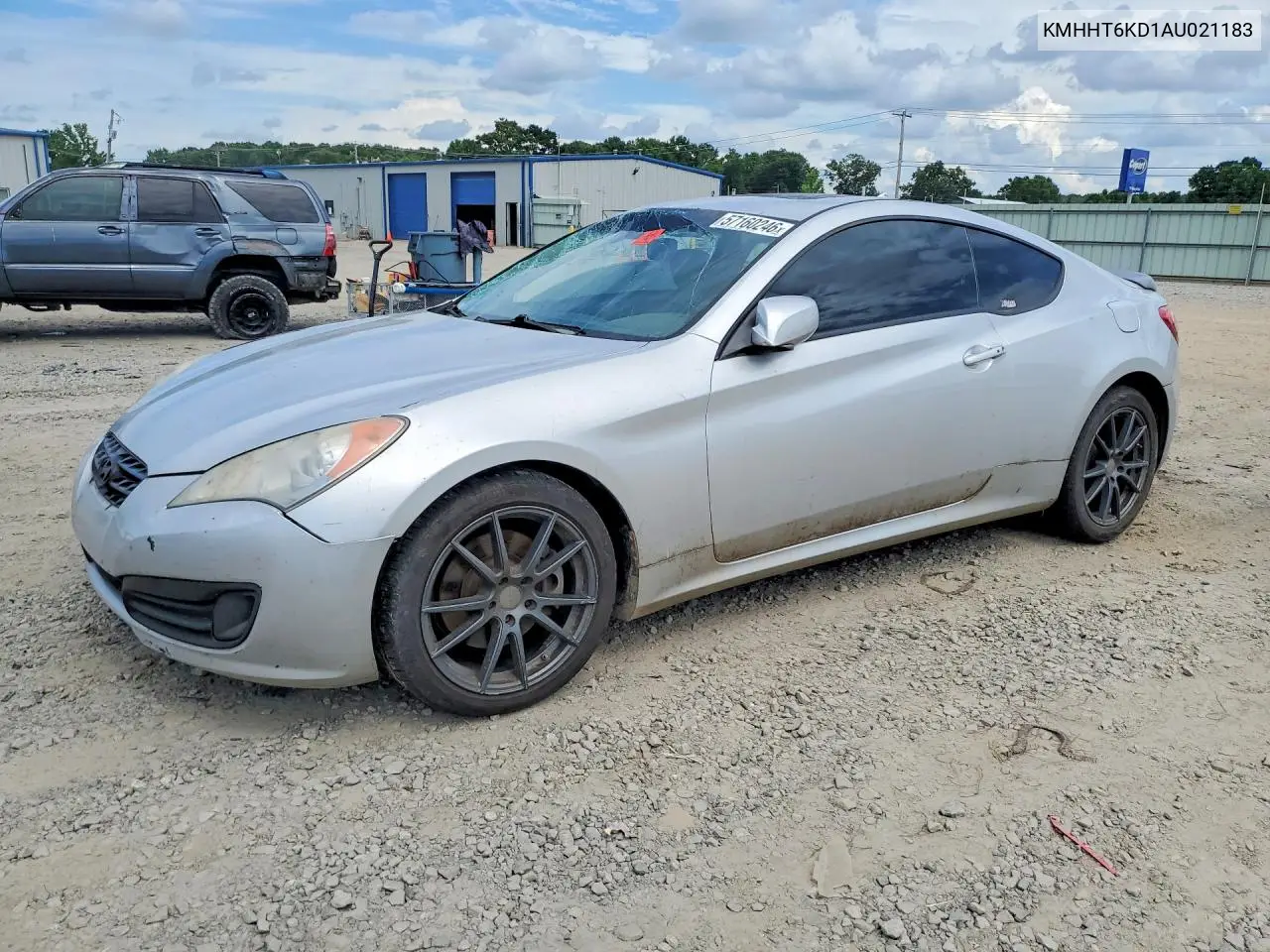 2010 Hyundai Genesis Coupe 2.0T VIN: KMHHT6KD1AU021183 Lot: 57160246
