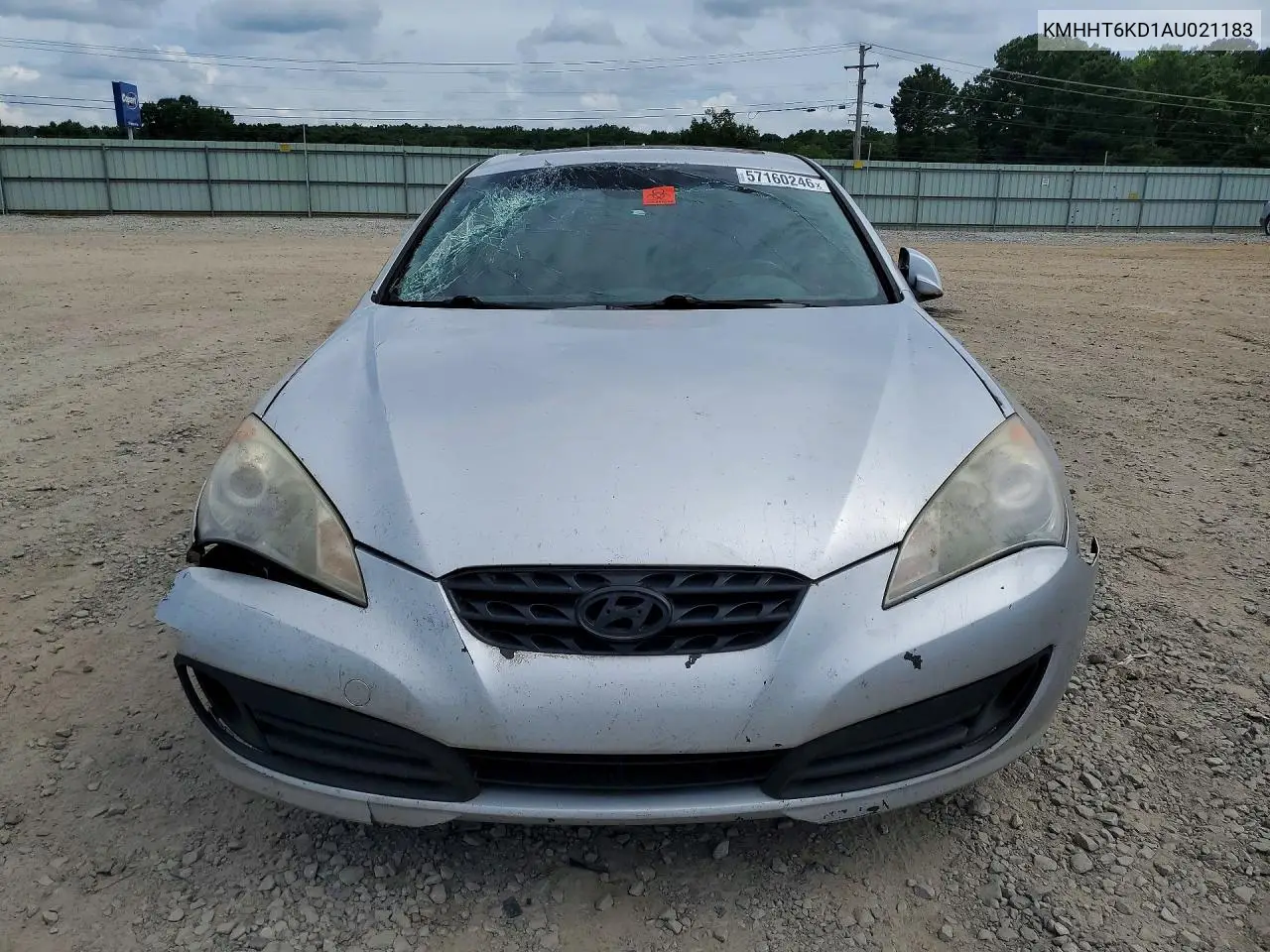 2010 Hyundai Genesis Coupe 2.0T VIN: KMHHT6KD1AU021183 Lot: 57160246