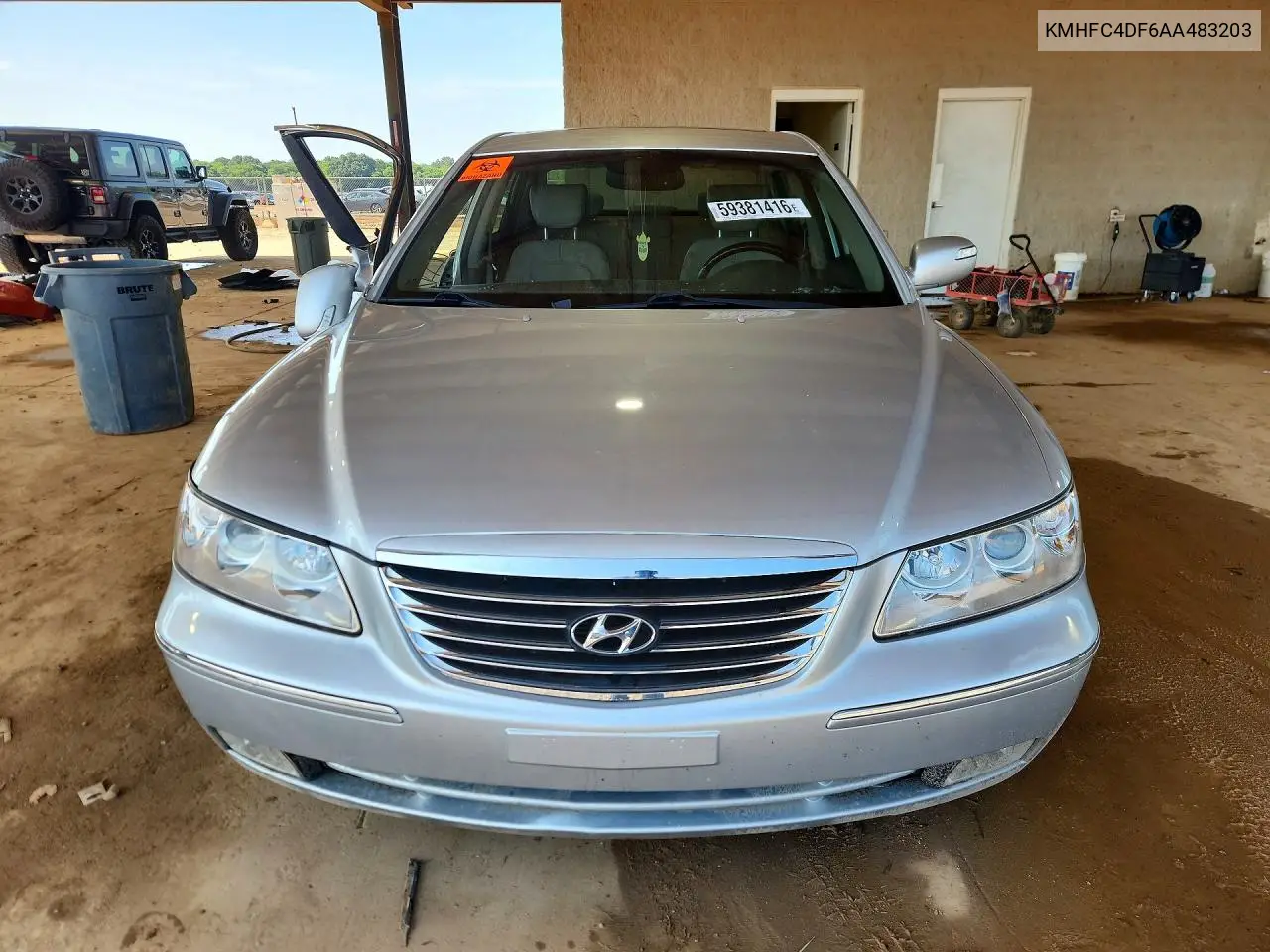 2010 Hyundai Azera Limited VIN: KMHFC4DF6AA483203 Lot: 59381416