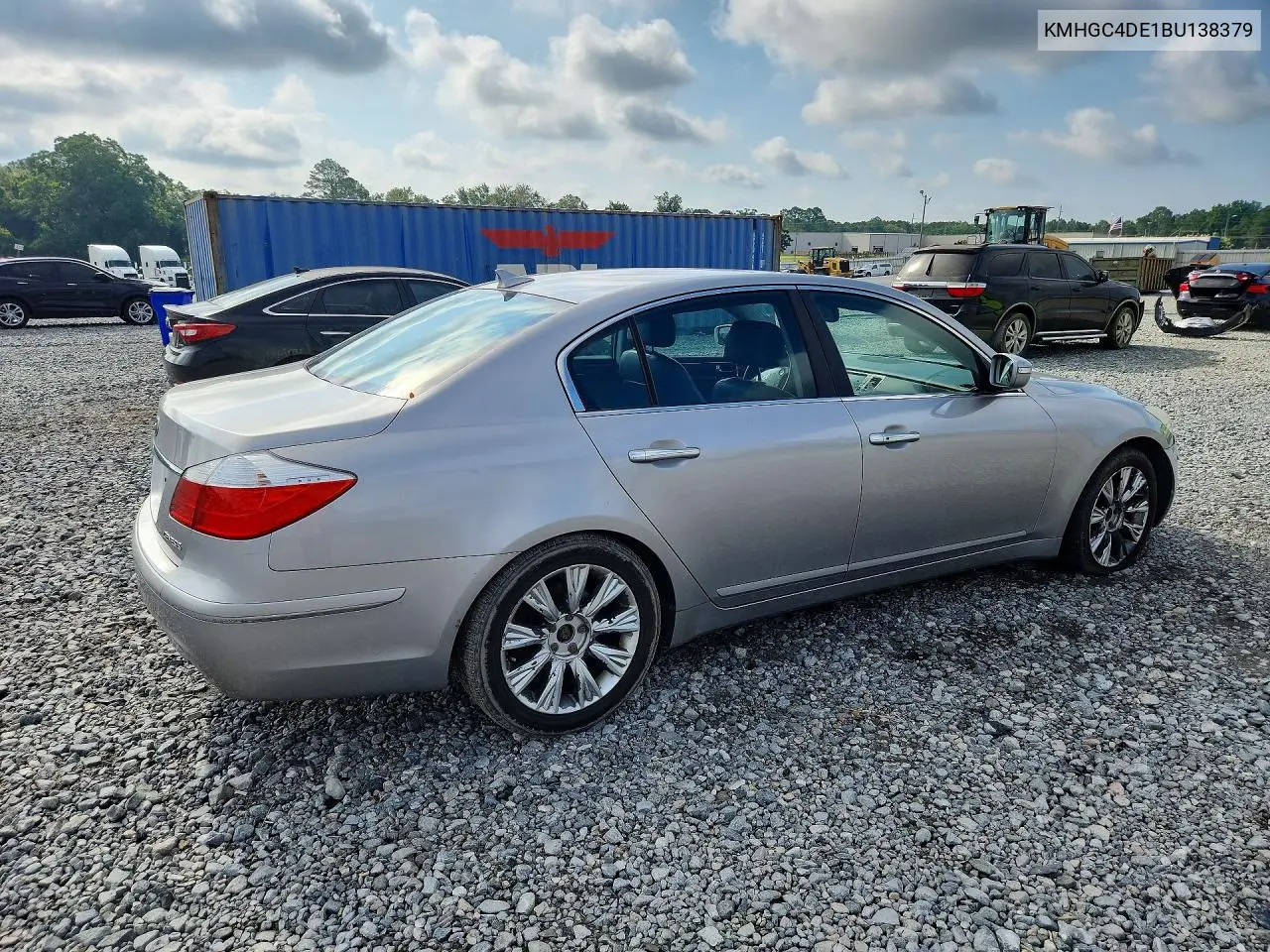 2011 Hyundai Genesis 3.8L VIN: KMHGC4DE1BU138379 Lot: 59825496
