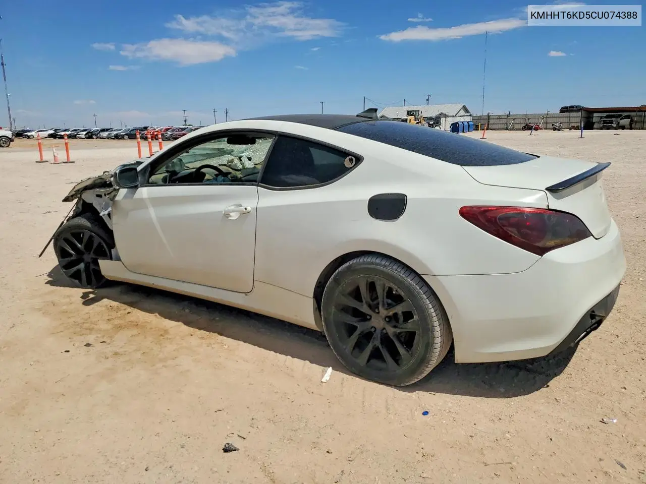 2012 Hyundai Genesis Coupe 2.0T VIN: KMHHT6KD5CU074388 Lot: 53915506