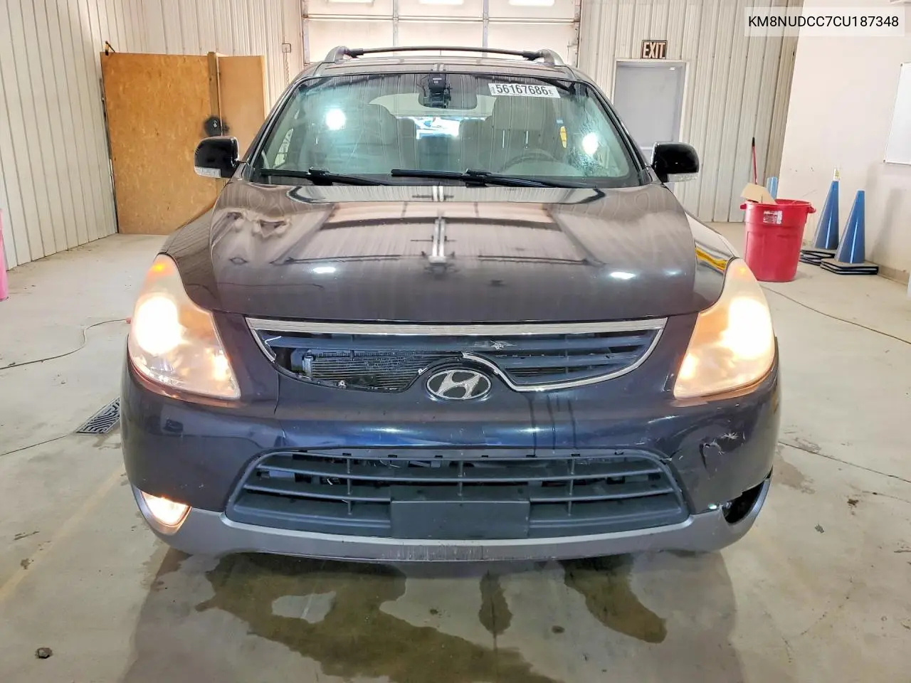 2012 Hyundai Veracruz Limited VIN: KM8NUDCC7CU187348 Lot: 56167686