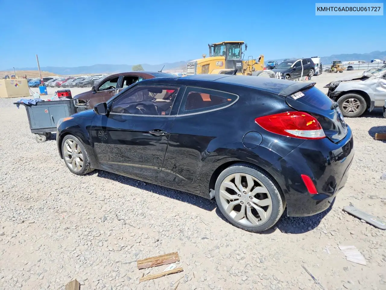 2012 Hyundai Veloster Base VIN: KMHTC6AD8CU061727 Lot: 56320566