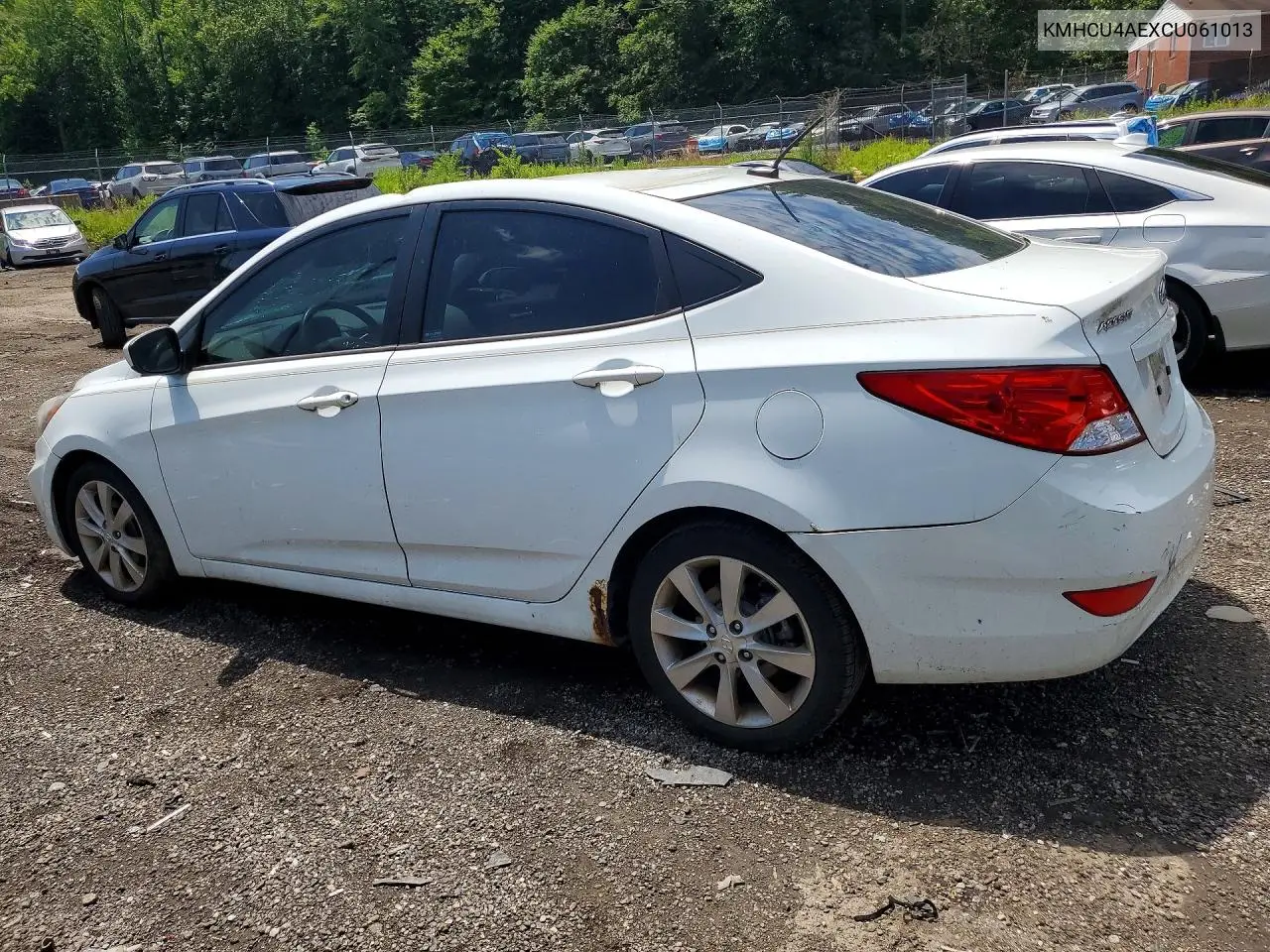 2012 Hyundai Accent Gls VIN: KMHCU4AEXCU061013 Lot: 57298266