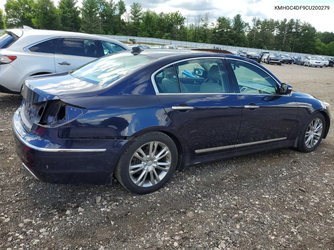 2012 Hyundai Genesis 4.6L VIN: KMHGC4DF9CU200279 Lot: 57398956