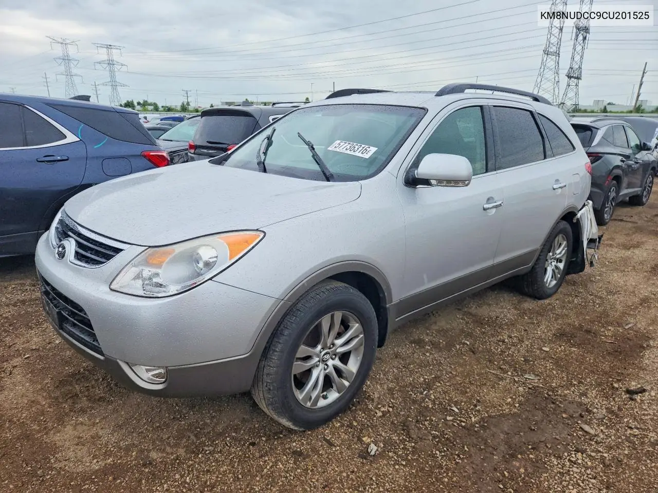 2012 Hyundai Veracruz Limited VIN: KM8NUDCC9CU201525 Lot: 57736316