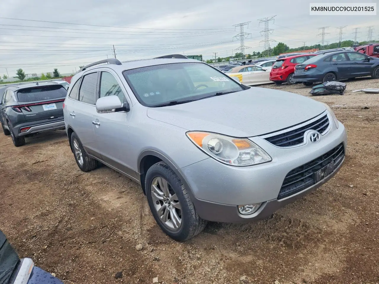 2012 Hyundai Veracruz Limited VIN: KM8NUDCC9CU201525 Lot: 57736316