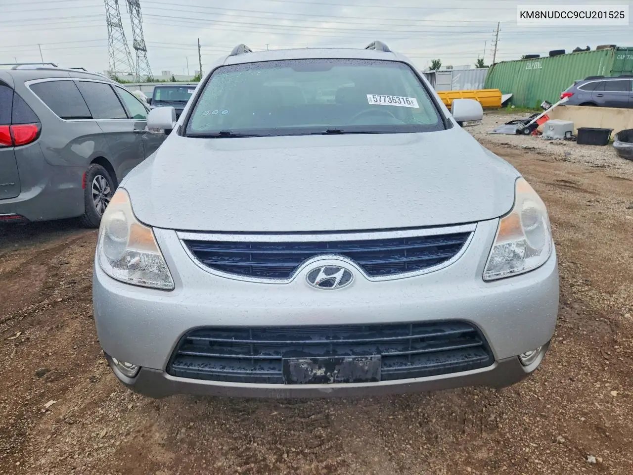 2012 Hyundai Veracruz Limited VIN: KM8NUDCC9CU201525 Lot: 57736316