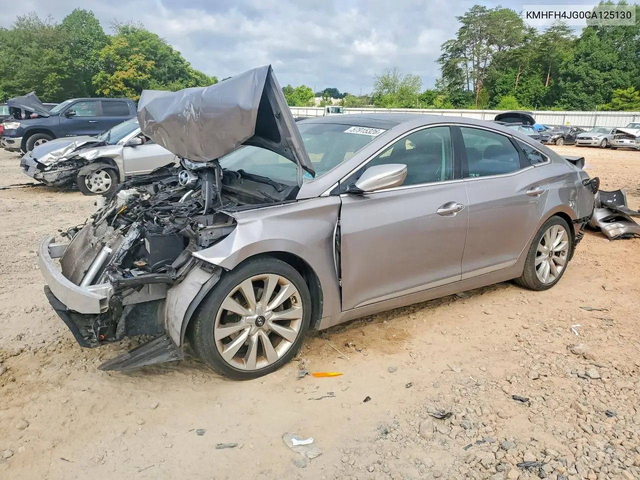 2012 Hyundai Azera Base VIN: KMHFH4JG0CA125130 Lot: 57915326