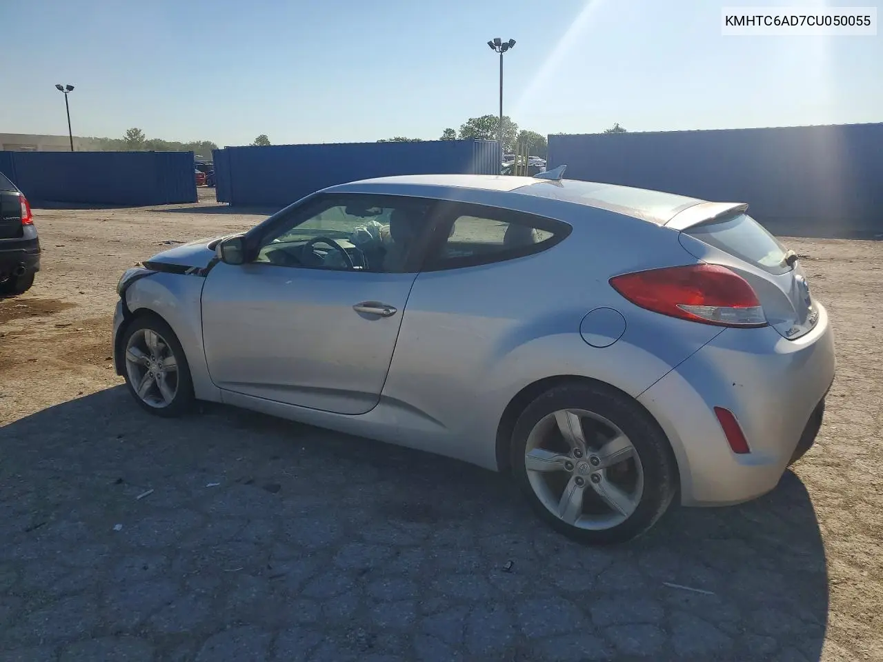2012 Hyundai Veloster Base VIN: KMHTC6AD7CU050055 Lot: 58476756