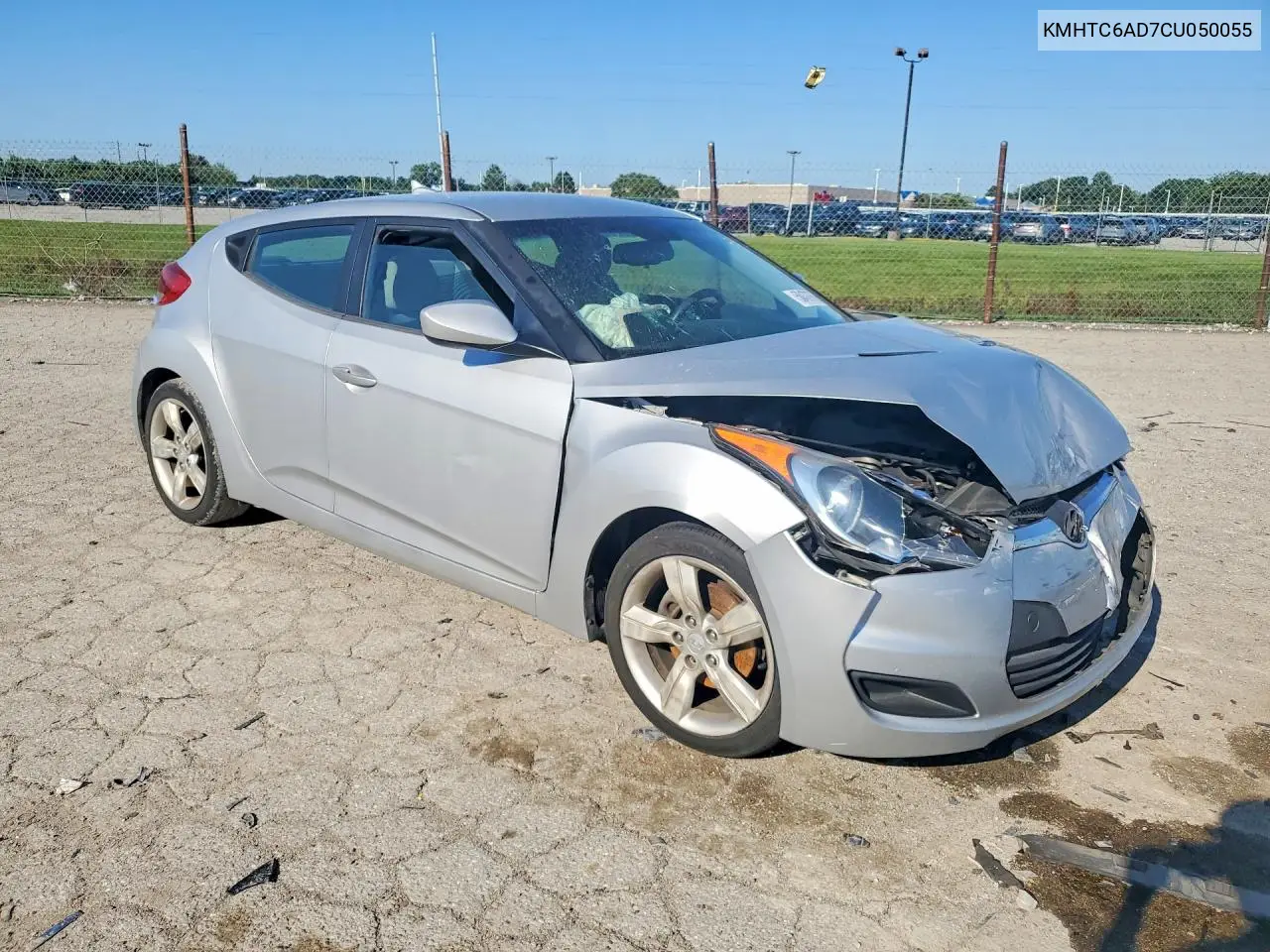 2012 Hyundai Veloster Base VIN: KMHTC6AD7CU050055 Lot: 58476756
