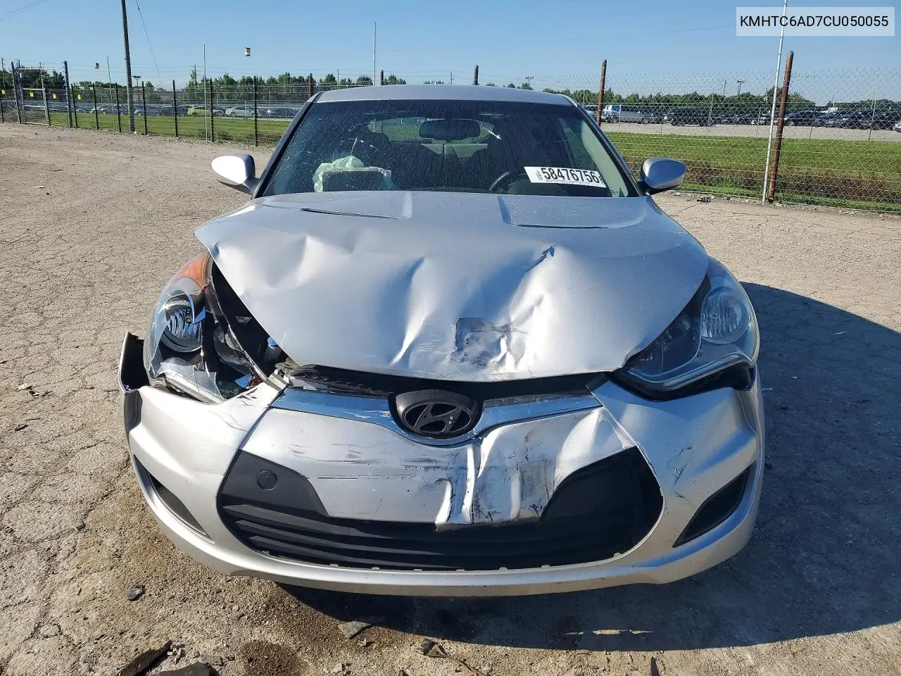2012 Hyundai Veloster Base VIN: KMHTC6AD7CU050055 Lot: 58476756