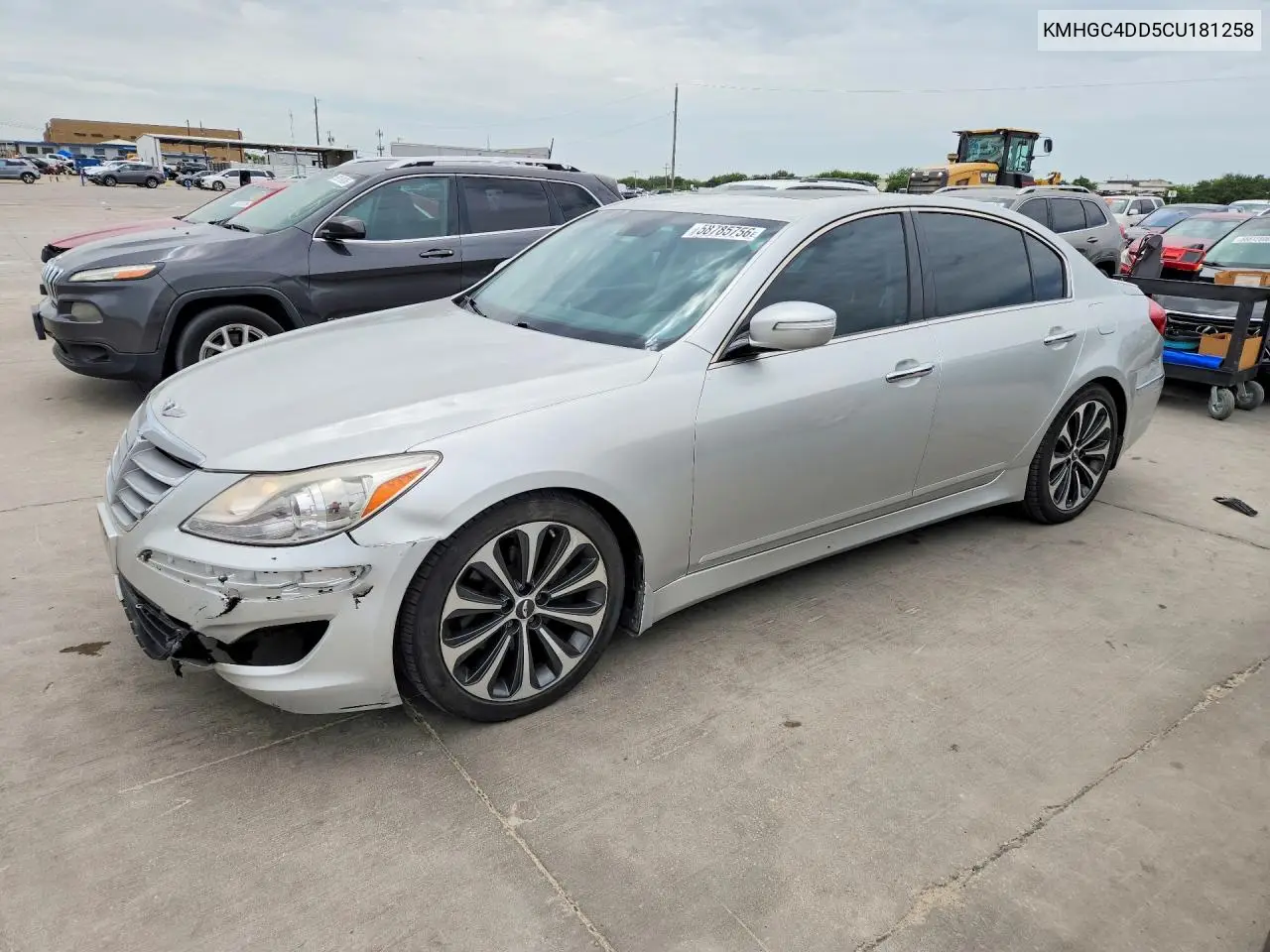 2012 Hyundai Genesis 3.8L VIN: KMHGC4DD5CU181258 Lot: 58785756