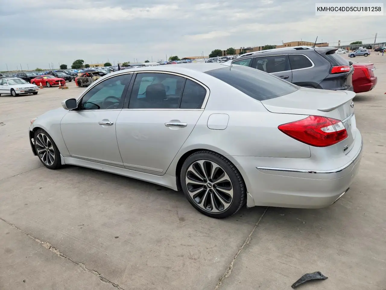 2012 Hyundai Genesis 3.8L VIN: KMHGC4DD5CU181258 Lot: 58785756
