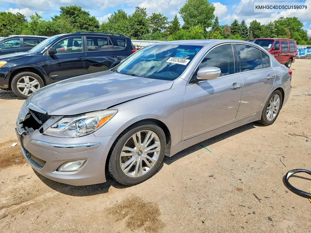 2012 Hyundai Genesis 3.8L VIN: KMHGC4DD5CU159079 Lot: 58826366