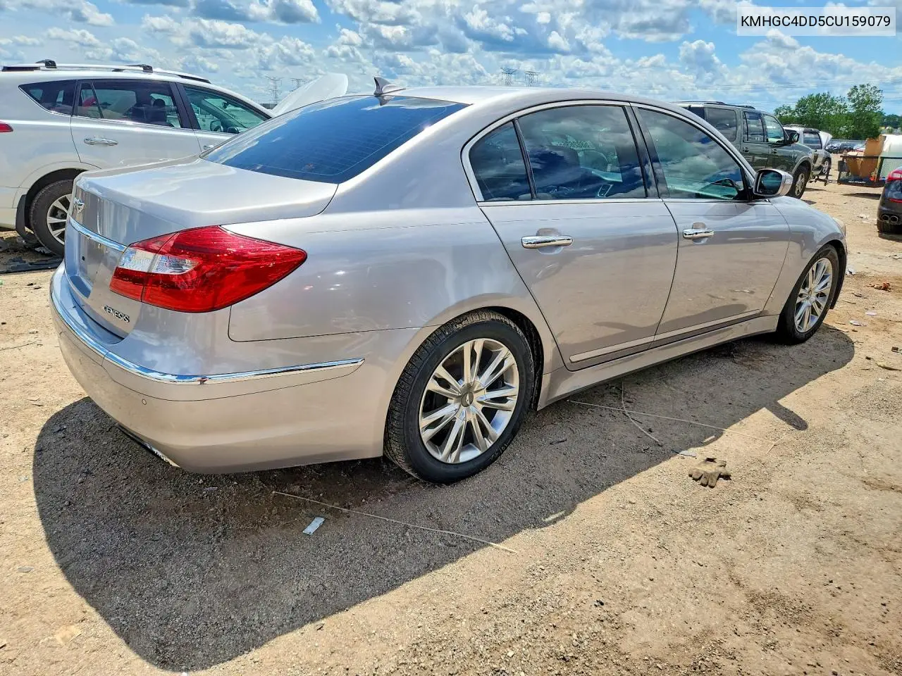 2012 Hyundai Genesis 3.8L VIN: KMHGC4DD5CU159079 Lot: 58826366