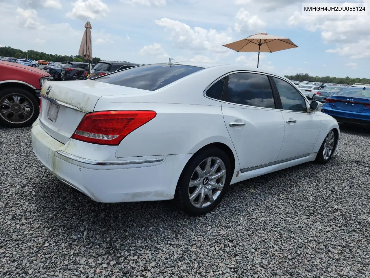 2013 Hyundai Equus Signature VIN: KMHGH4JH2DU058124 Lot: 51874586
