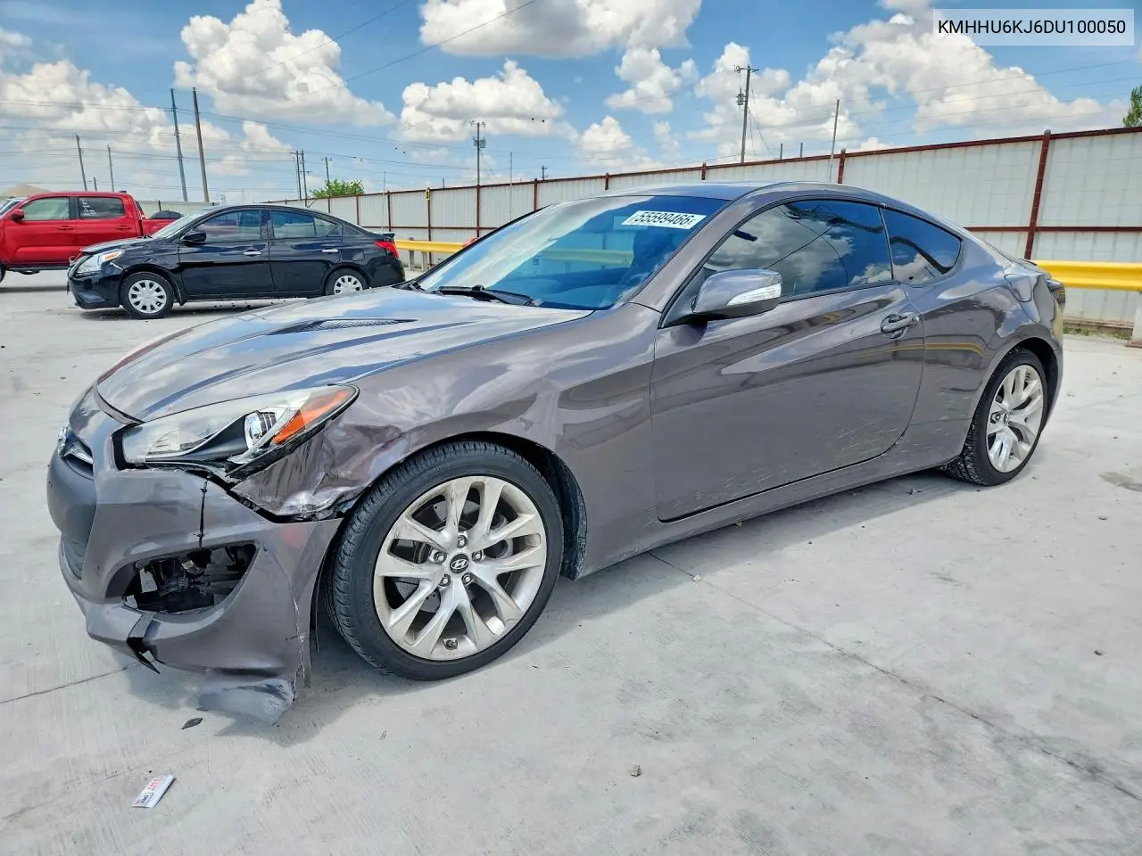 2013 Hyundai Genesis Coupe 3.8L VIN: KMHHU6KJ6DU100050 Lot: 55599466