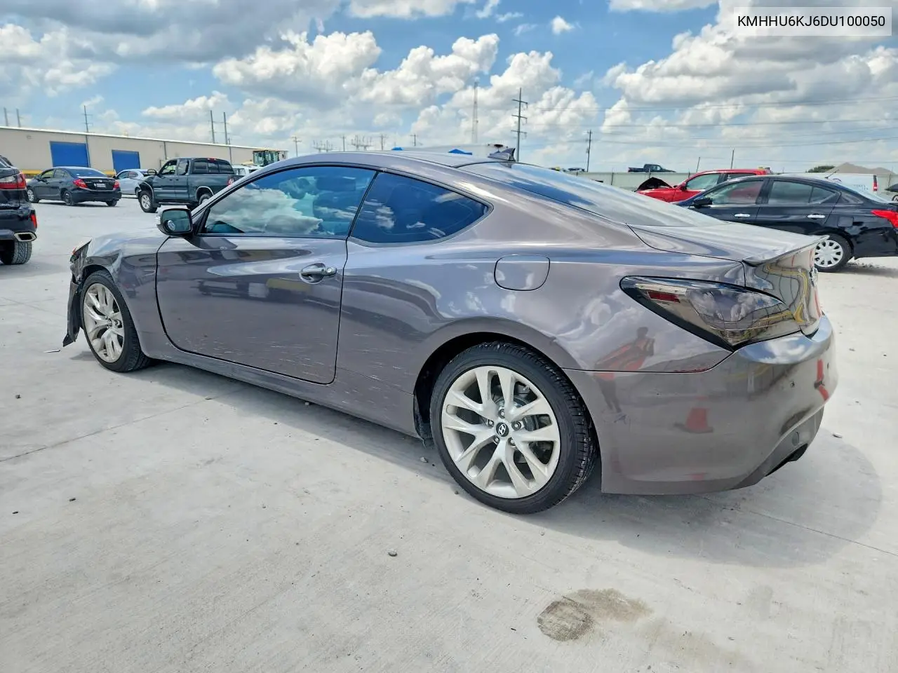 2013 Hyundai Genesis Coupe 3.8L VIN: KMHHU6KJ6DU100050 Lot: 55599466