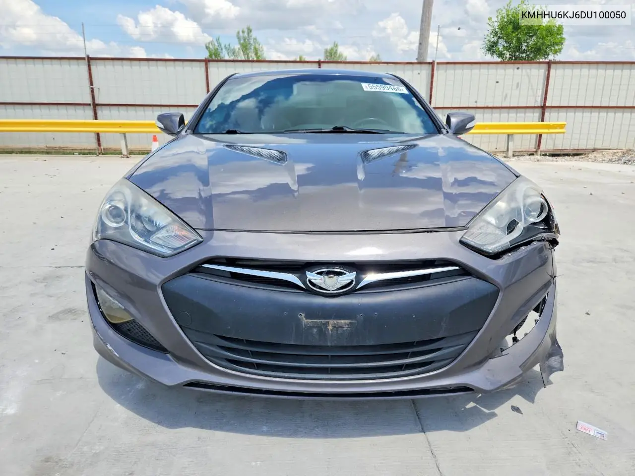 2013 Hyundai Genesis Coupe 3.8L VIN: KMHHU6KJ6DU100050 Lot: 55599466