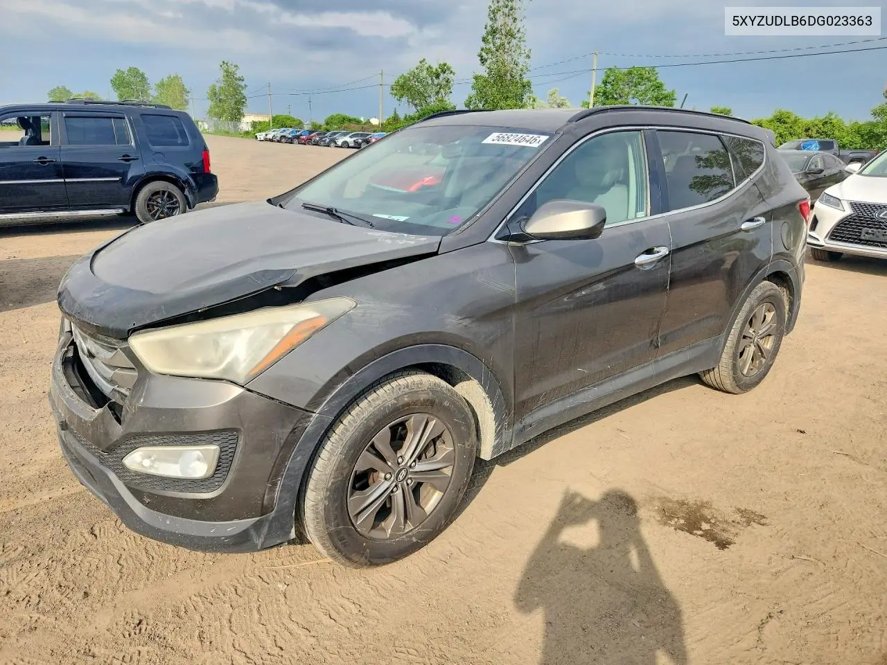 2013 Hyundai Santa Fe Sport 2.4L VIN: 5XYZUDLB6DG023363 Lot: 56824646