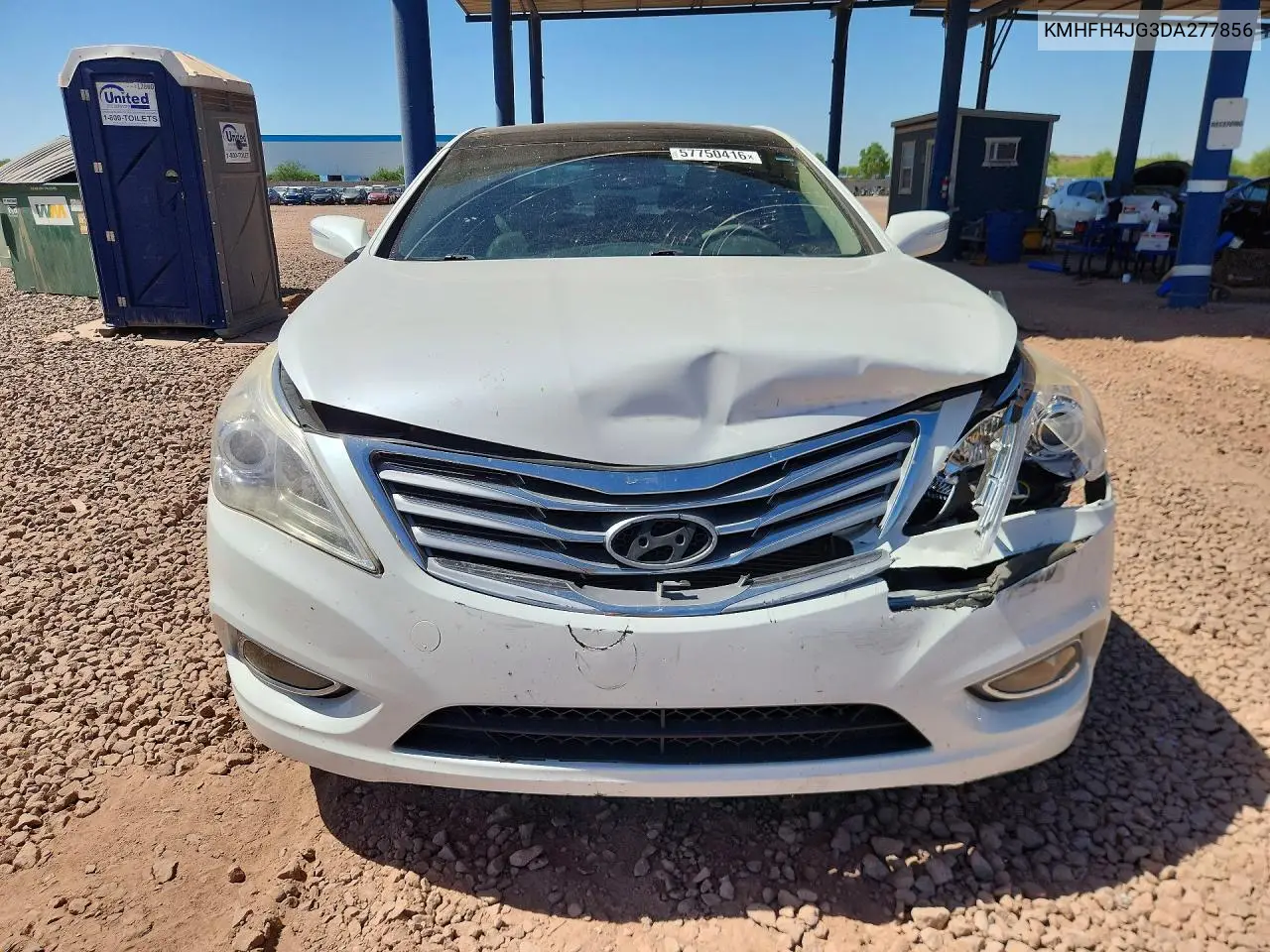 2013 Hyundai Azera Base VIN: KMHFH4JG3DA277856 Lot: 57750416