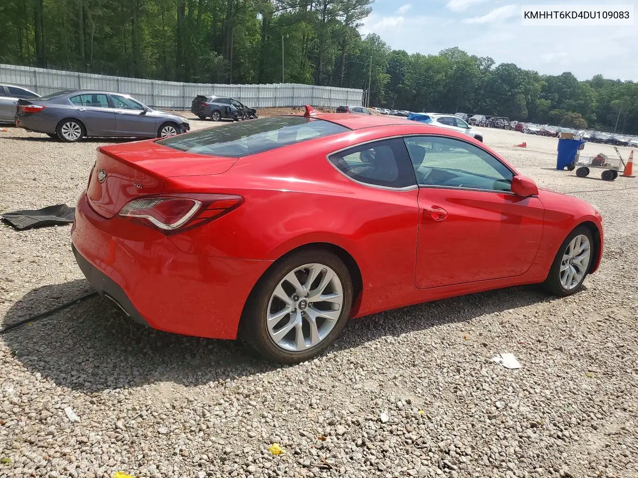 2013 Hyundai Genesis Coupe 2.0T VIN: KMHHT6KD4DU109083 Lot: 57961026
