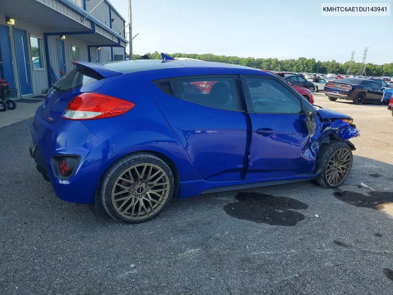 2013 Hyundai Veloster Turbo VIN: KMHTC6AE1DU143941 Lot: 58801036