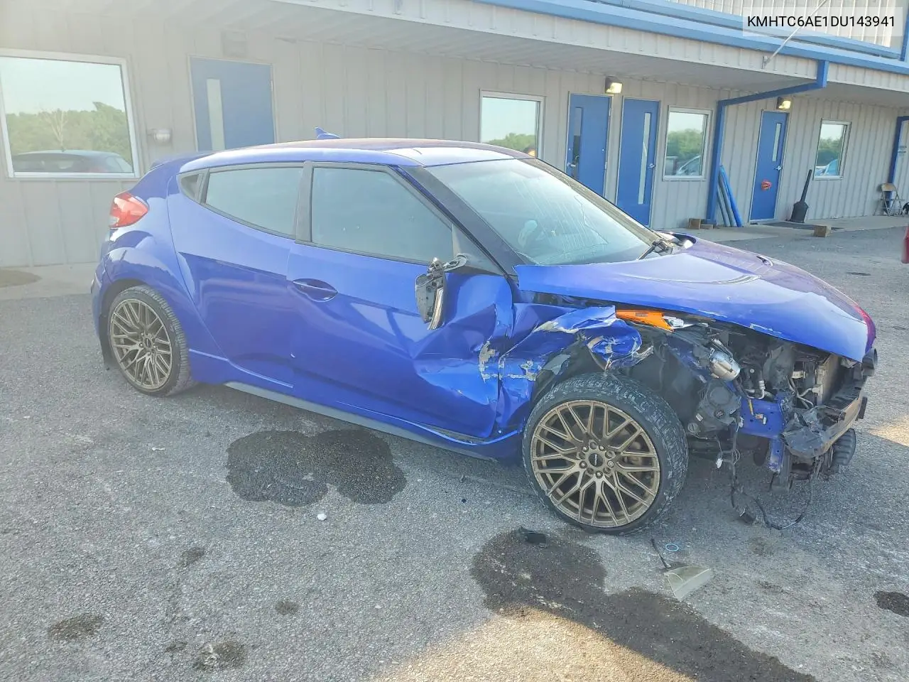 2013 Hyundai Veloster Turbo VIN: KMHTC6AE1DU143941 Lot: 58801036