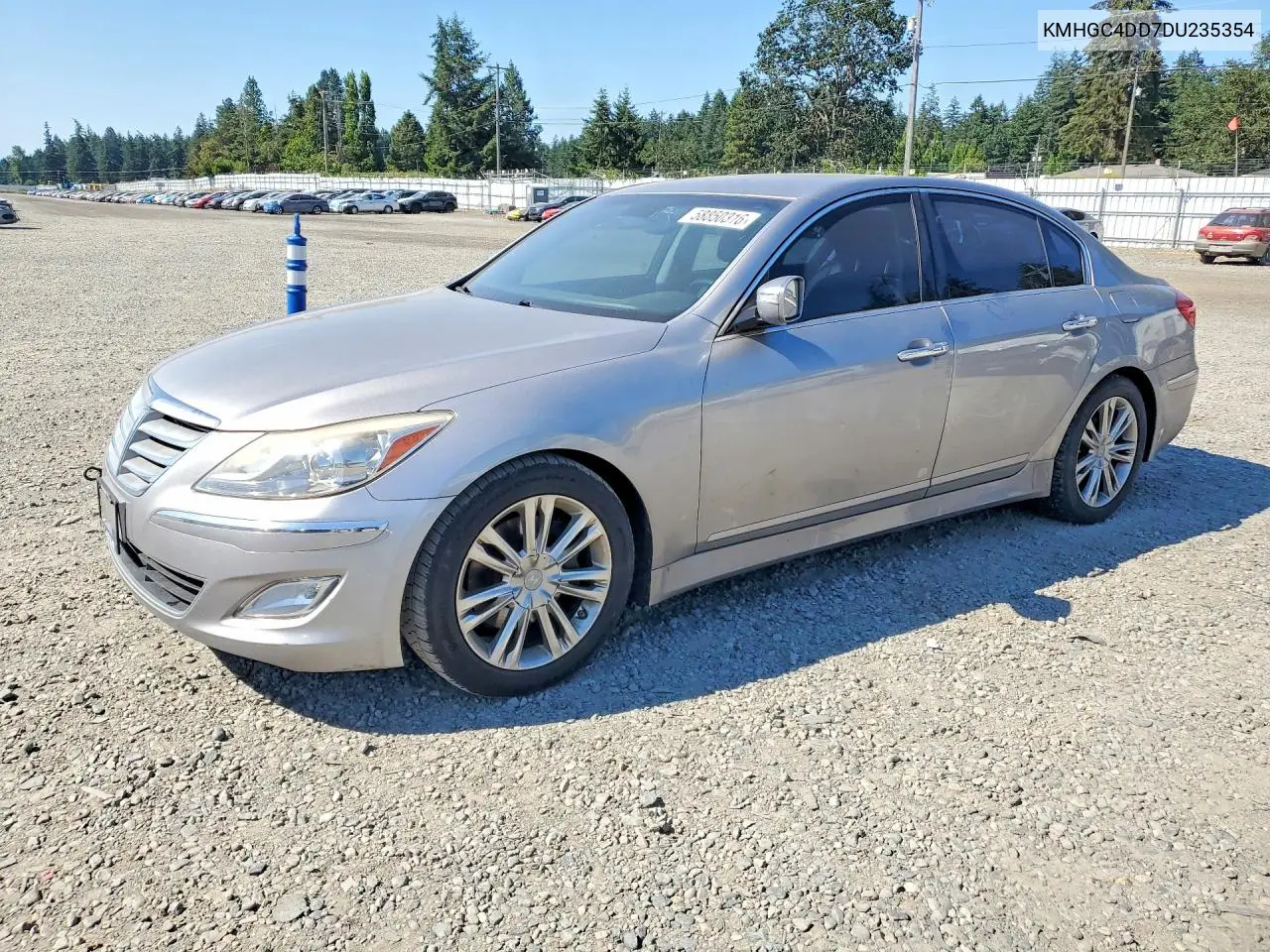 2013 Hyundai Genesis 3.8L VIN: KMHGC4DD7DU235354 Lot: 58850316