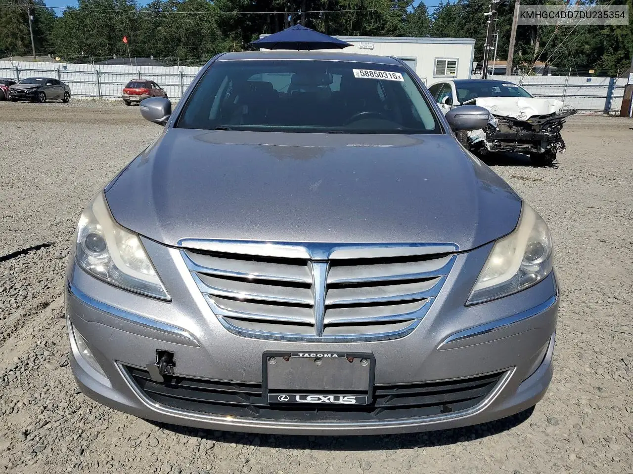 2013 Hyundai Genesis 3.8L VIN: KMHGC4DD7DU235354 Lot: 58850316