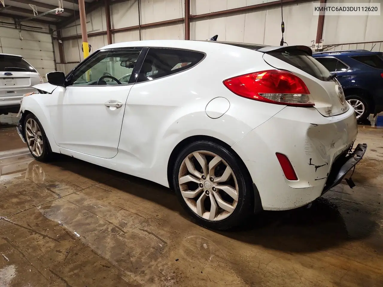2013 Hyundai Veloster Base VIN: KMHTC6AD3DU112620 Lot: 58974936