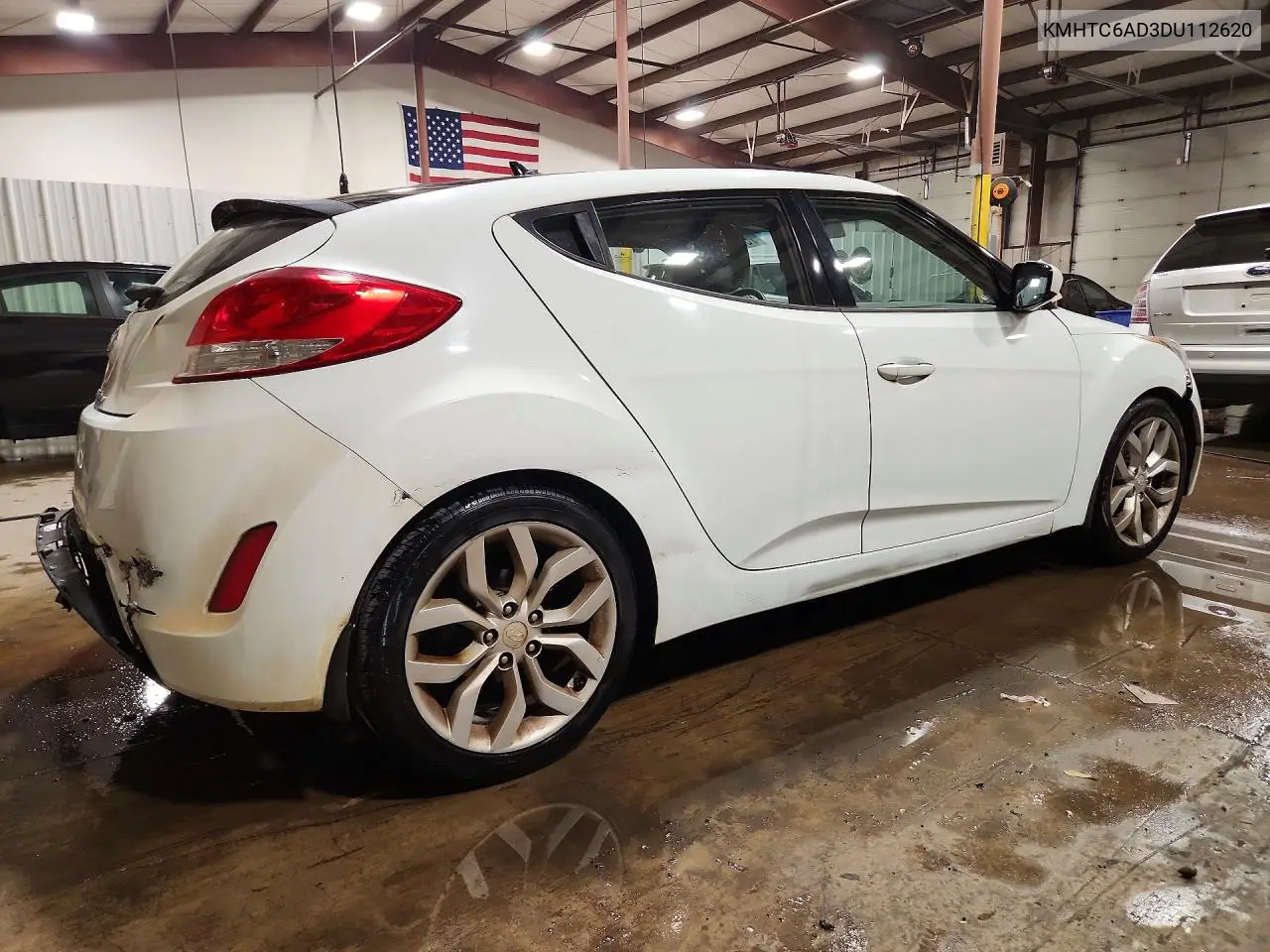 2013 Hyundai Veloster Base VIN: KMHTC6AD3DU112620 Lot: 58974936