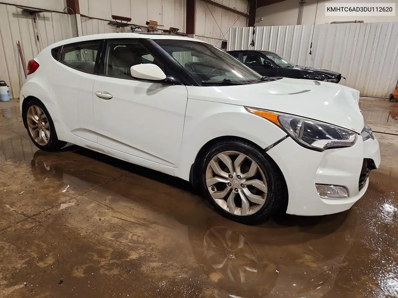 2013 Hyundai Veloster Base VIN: KMHTC6AD3DU112620 Lot: 58974936