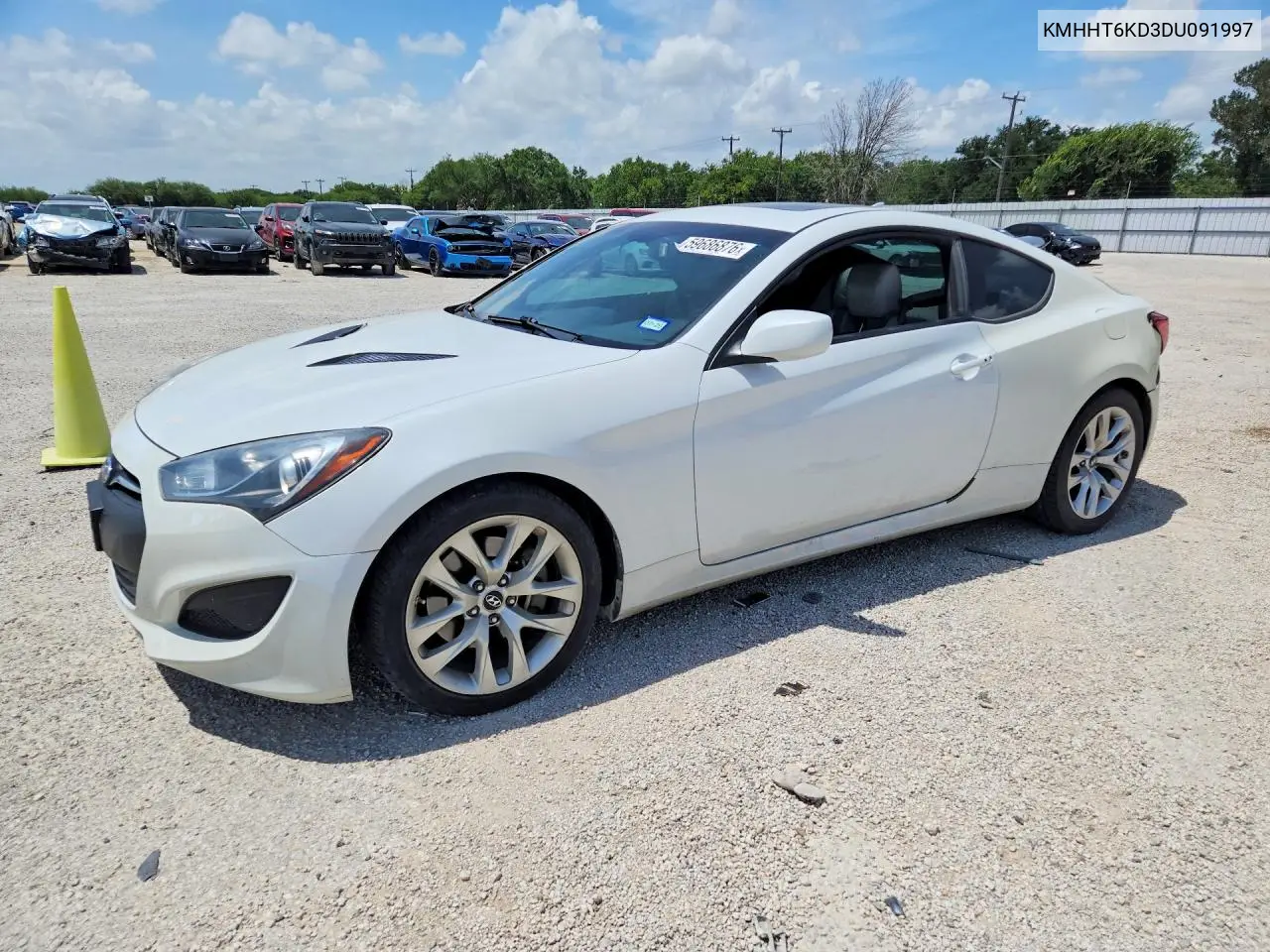 2013 Hyundai Genesis Coupe 2.0T VIN: KMHHT6KD3DU091997 Lot: 59686876