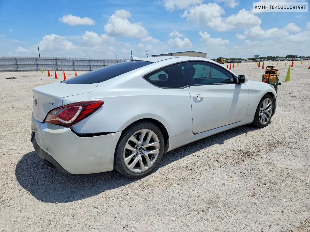 2013 Hyundai Genesis Coupe 2.0T VIN: KMHHT6KD3DU091997 Lot: 59686876