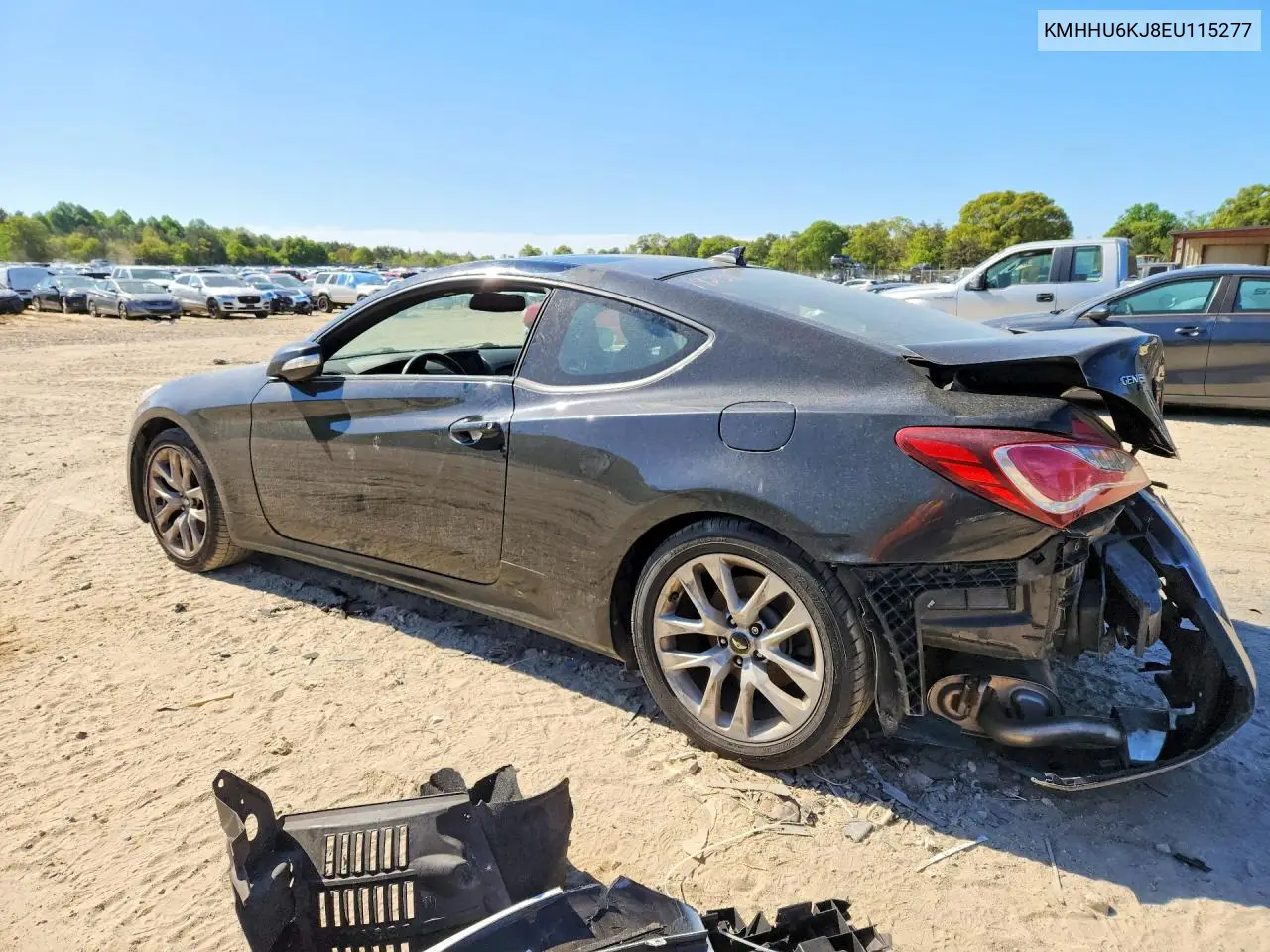 2014 Hyundai Genesis Coupe 3.8L VIN: KMHHU6KJ8EU115277 Lot: 51611806