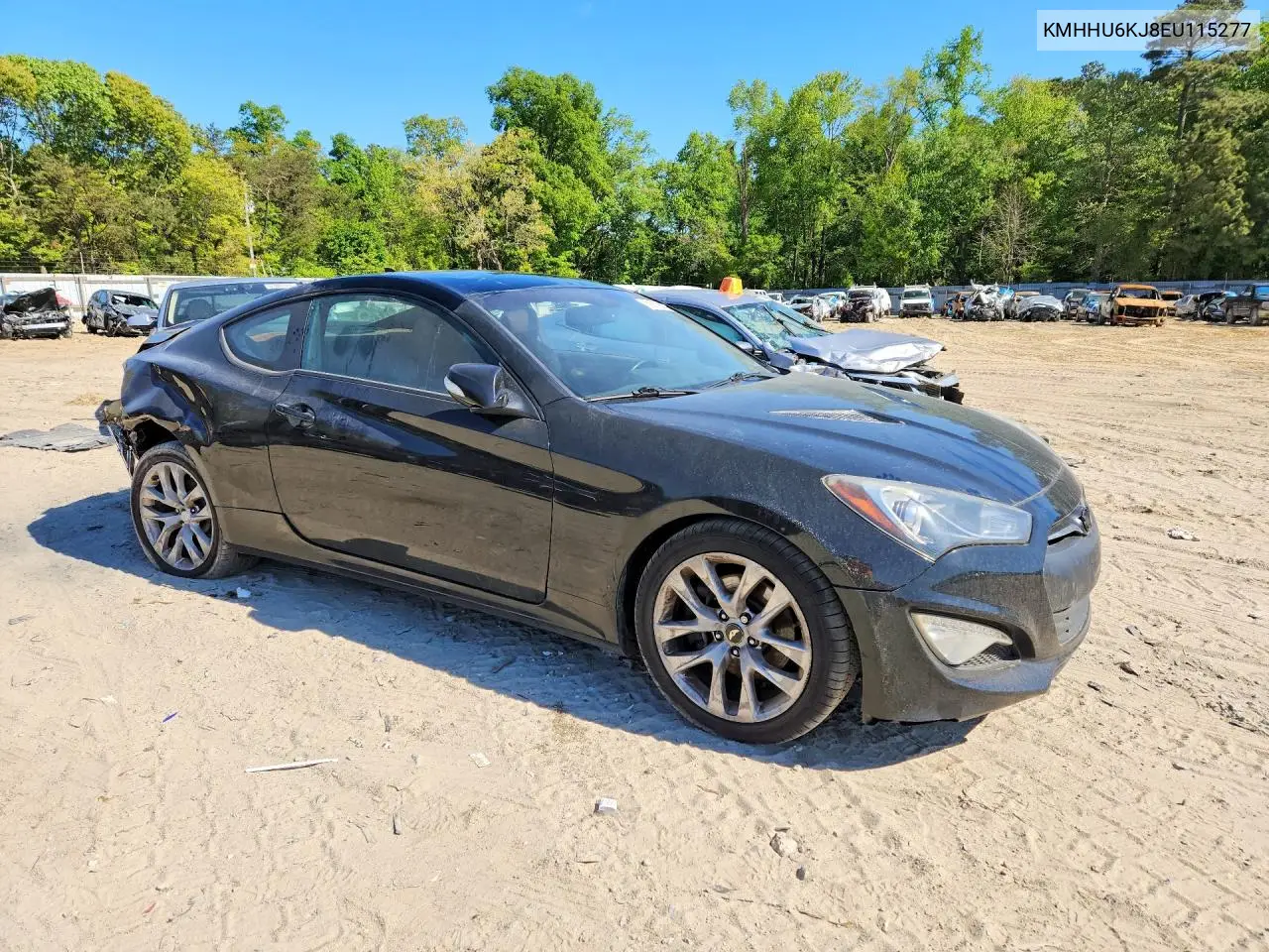 2014 Hyundai Genesis Coupe 3.8L VIN: KMHHU6KJ8EU115277 Lot: 51611806