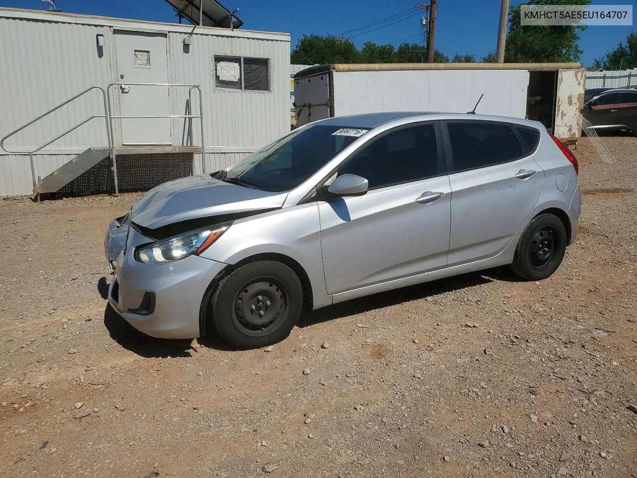 2014 Hyundai Accent Gls VIN: KMHCT5AE5EU164707 Lot: 56997716