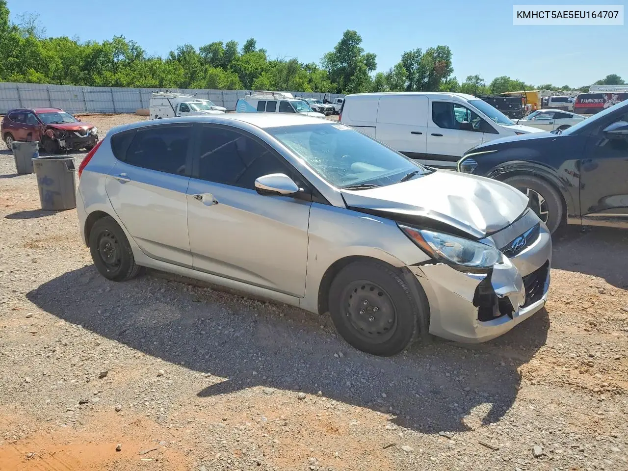 2014 Hyundai Accent Gls VIN: KMHCT5AE5EU164707 Lot: 56997716