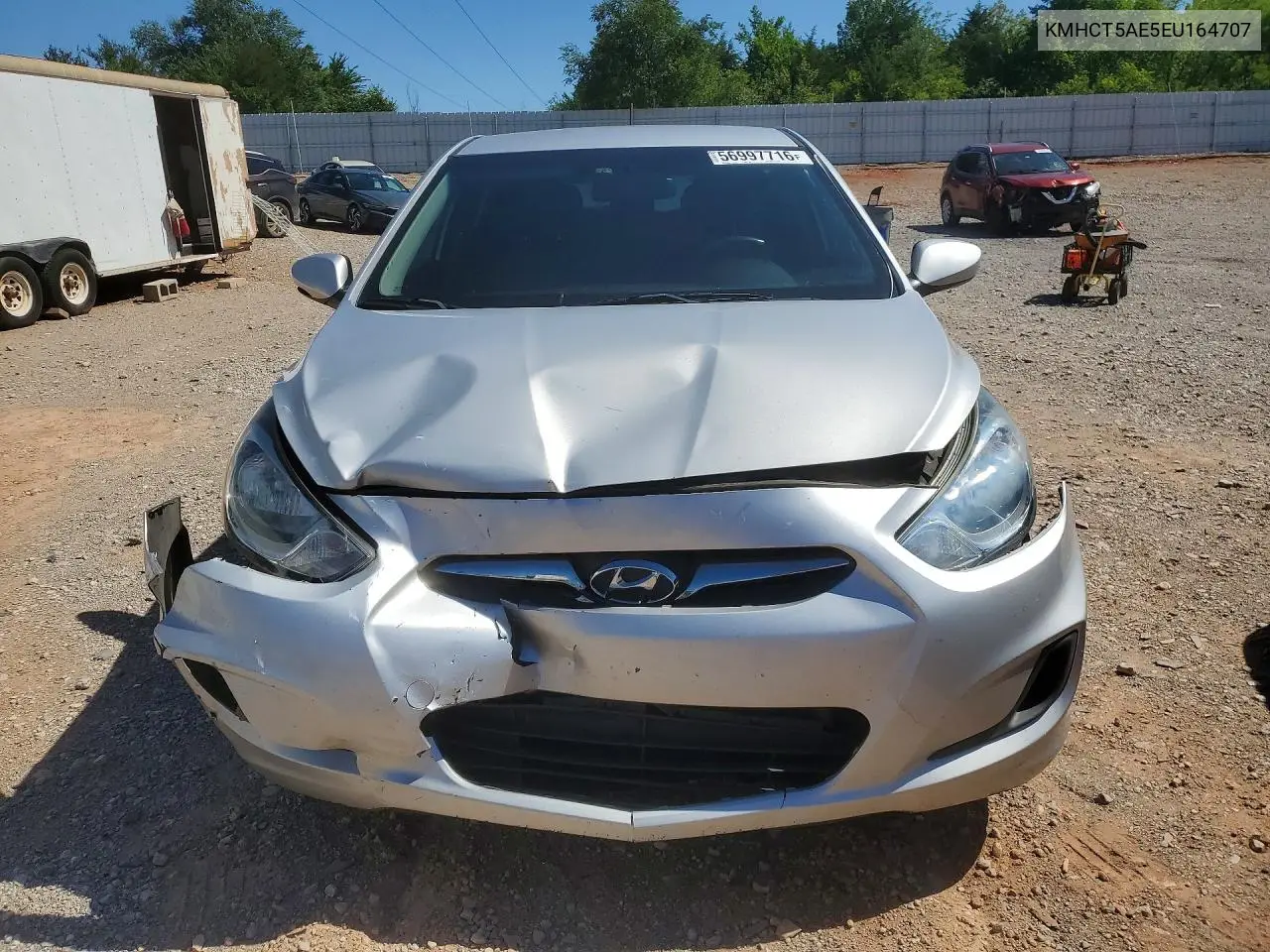 2014 Hyundai Accent Gls VIN: KMHCT5AE5EU164707 Lot: 56997716