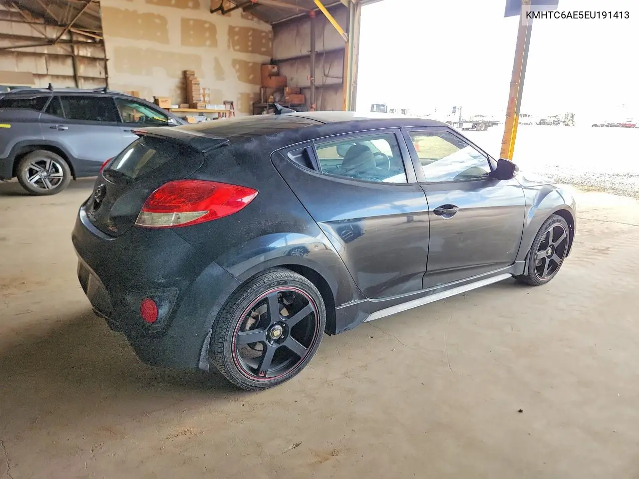 2014 Hyundai Veloster Turbo VIN: KMHTC6AE5EU191413 Lot: 57081226