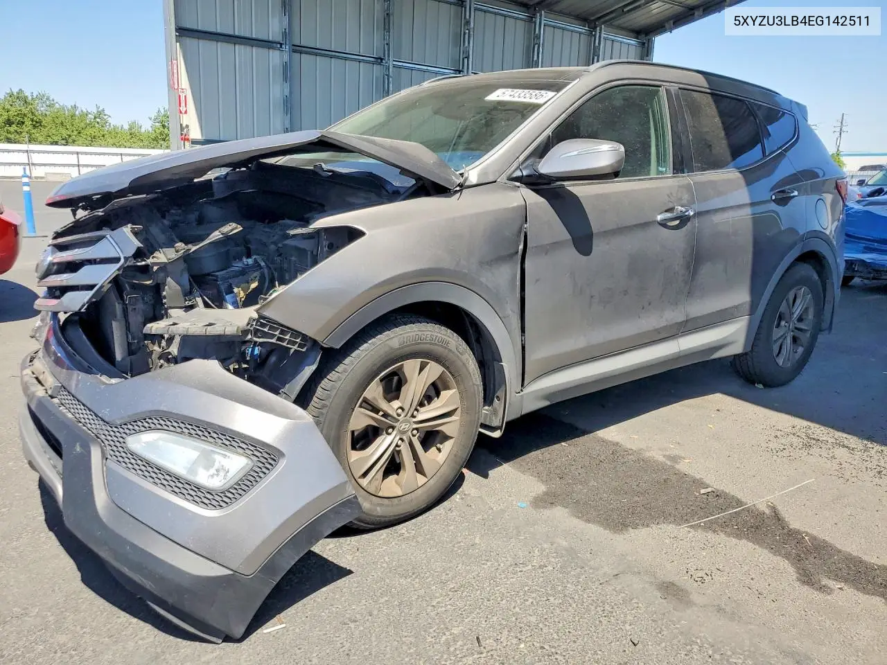 2014 Hyundai Santa Fe Sport 2.4L VIN: 5XYZU3LB4EG142511 Lot: 57433586