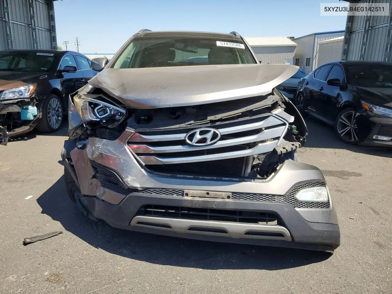 2014 Hyundai Santa Fe Sport 2.4L VIN: 5XYZU3LB4EG142511 Lot: 57433586