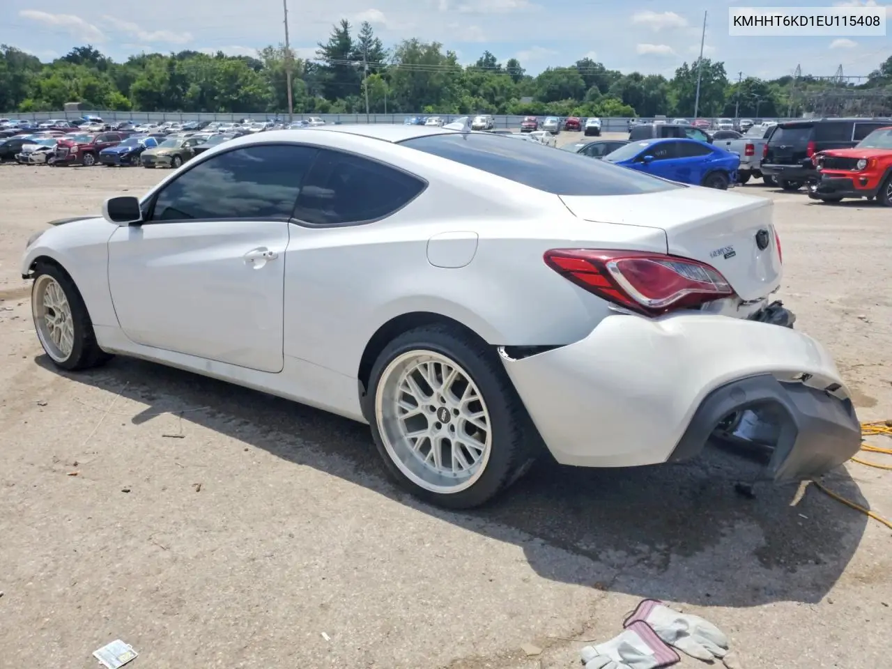 2014 Hyundai Genesis Coupe 2.0T VIN: KMHHT6KD1EU115408 Lot: 57687656