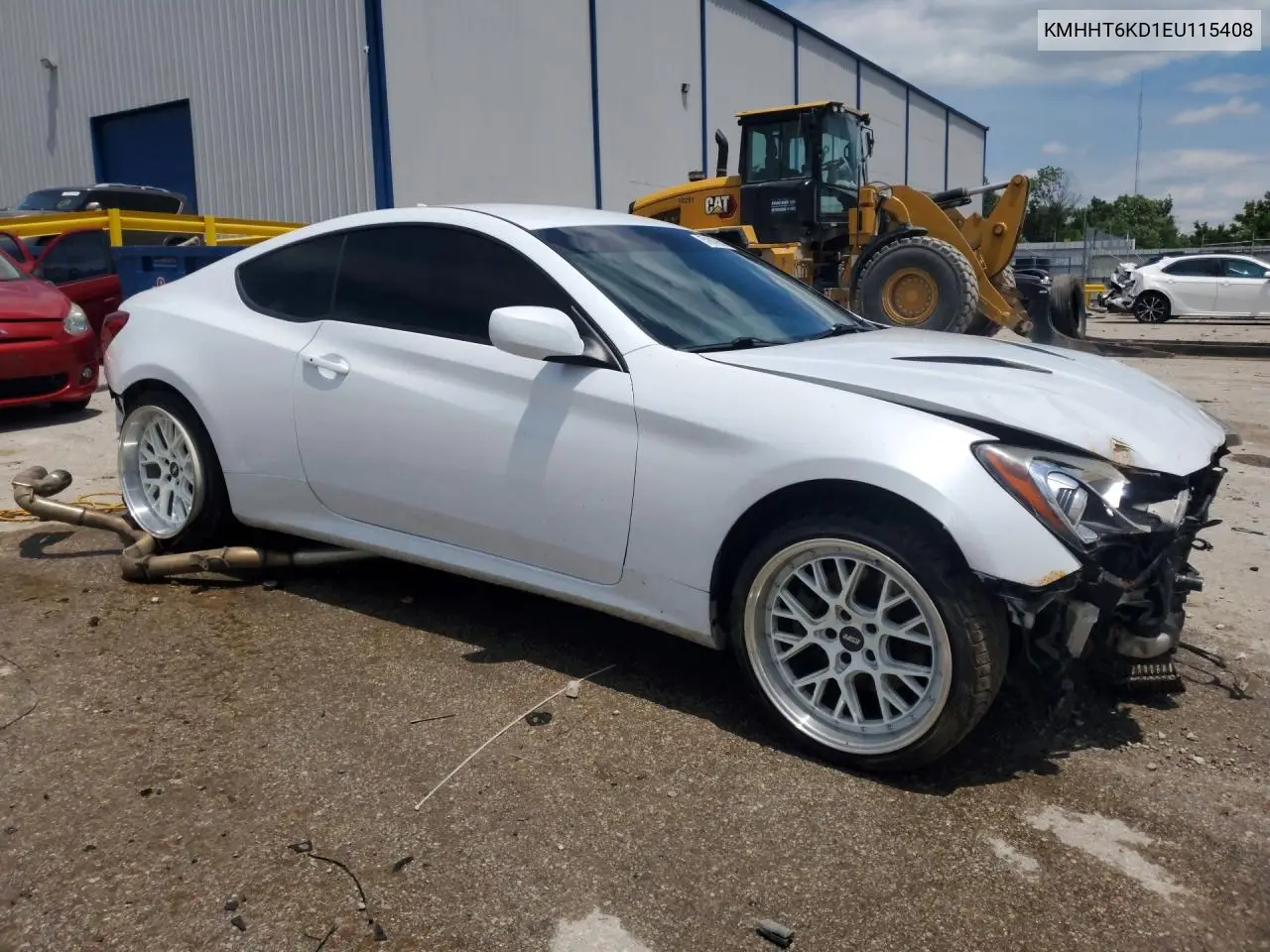 2014 Hyundai Genesis Coupe 2.0T VIN: KMHHT6KD1EU115408 Lot: 57687656