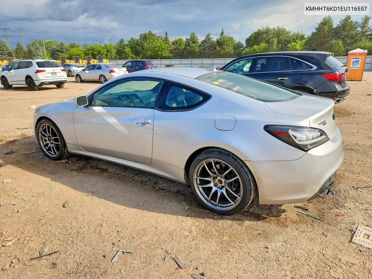 2014 Hyundai Genesis Coupe 2.0T VIN: KMHHT6KD1EU116557 Lot: 58227476