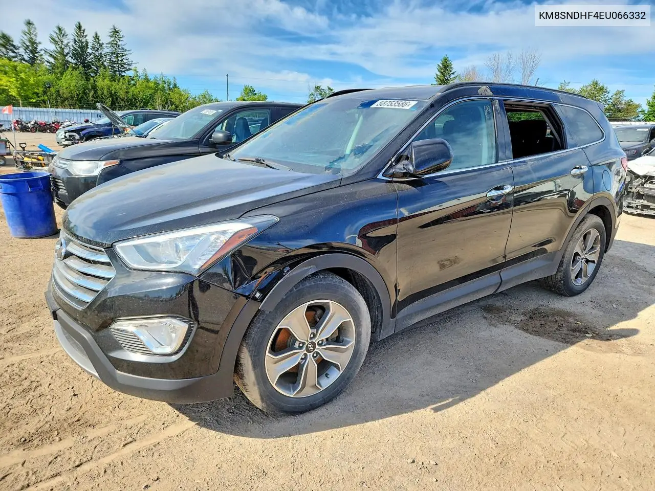 KM8SNDHF4EU066332 2014 Hyundai Santa Fe Gls