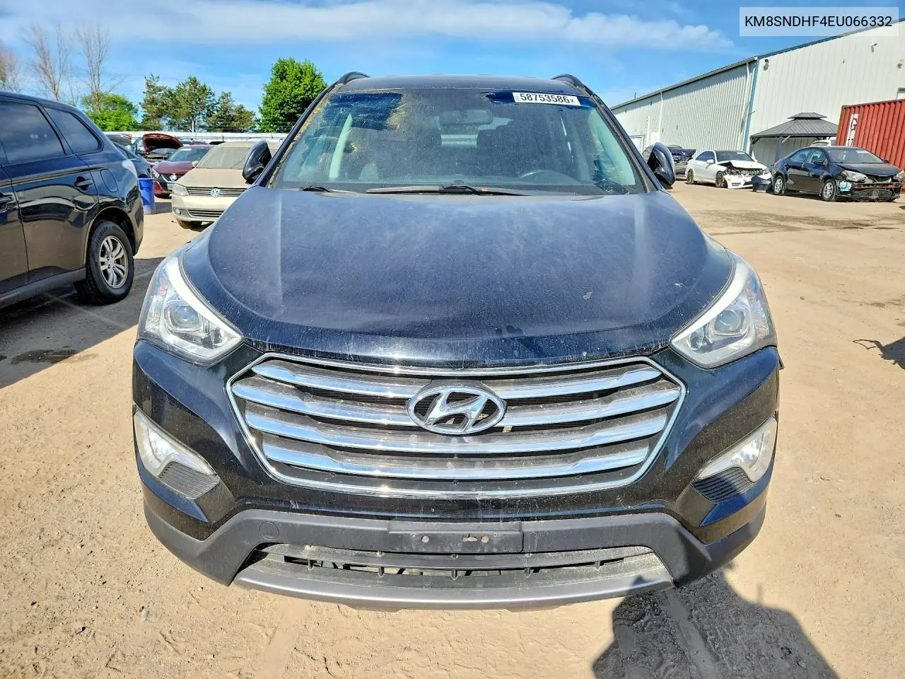 KM8SNDHF4EU066332 2014 Hyundai Santa Fe Gls