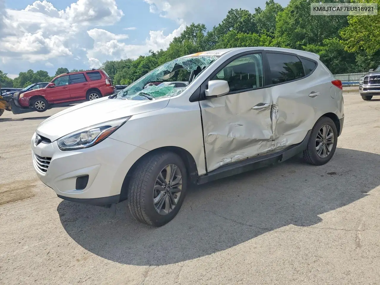 2014 Hyundai Tucson Gls VIN: KM8JTCAF7EU818921 Lot: 59913796